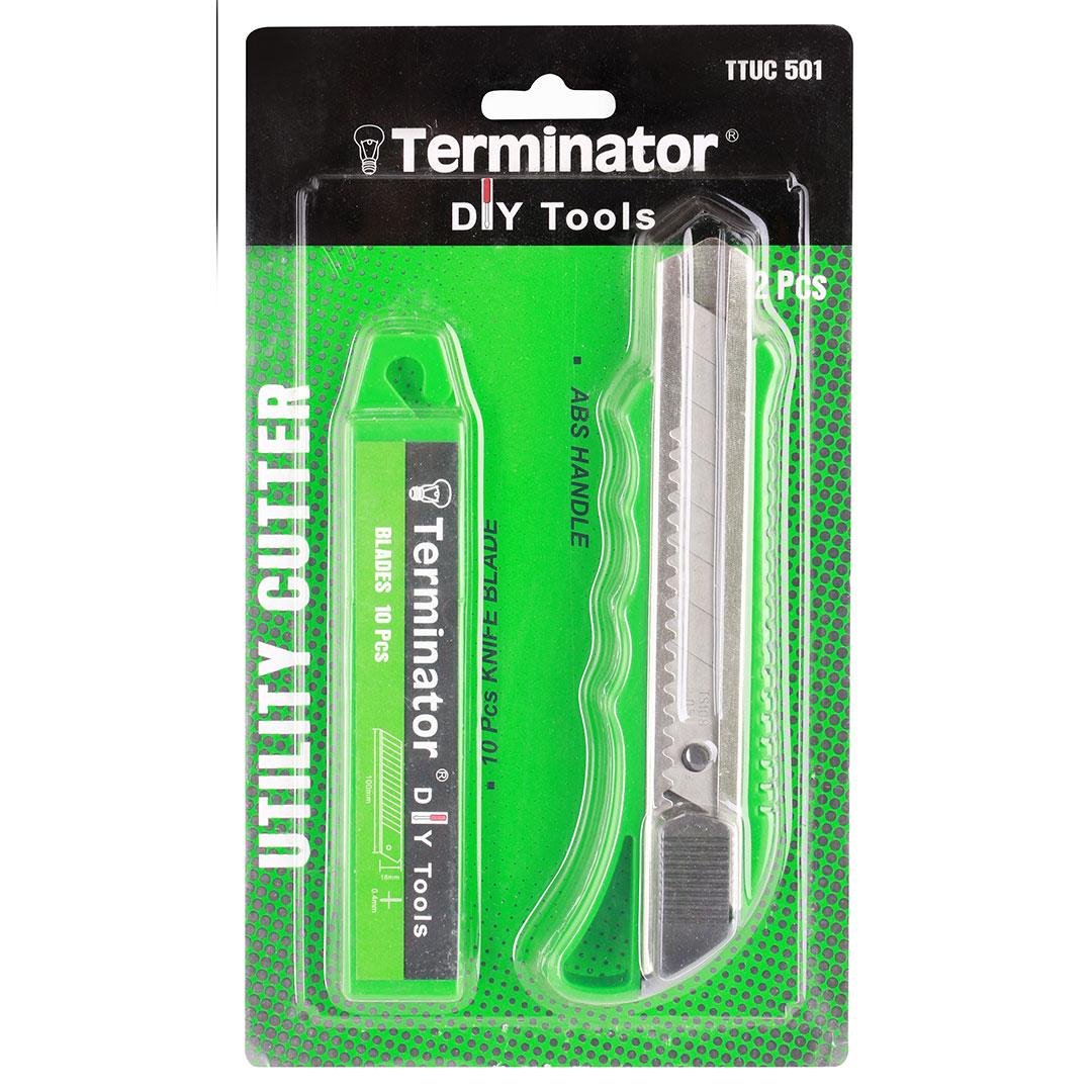 Utility Cutter w/10 Pcs Blades TTUC 501