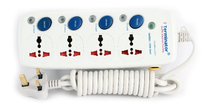 13 Amp 4 Way Extension TPB 504S
