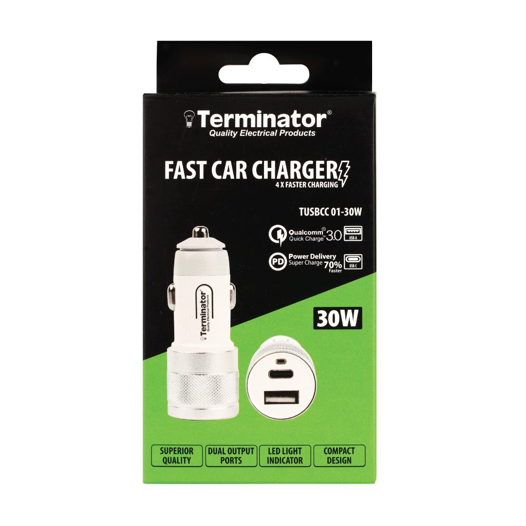 USB Car Charger 30W TUSBCC 01-30W