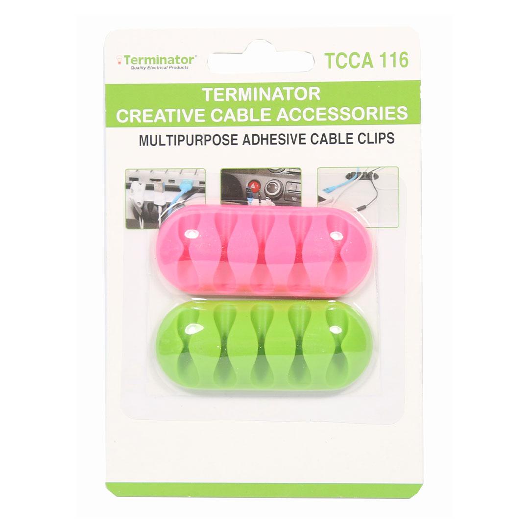 Cable Clips Adhesive 2 Pcs TCCA 116