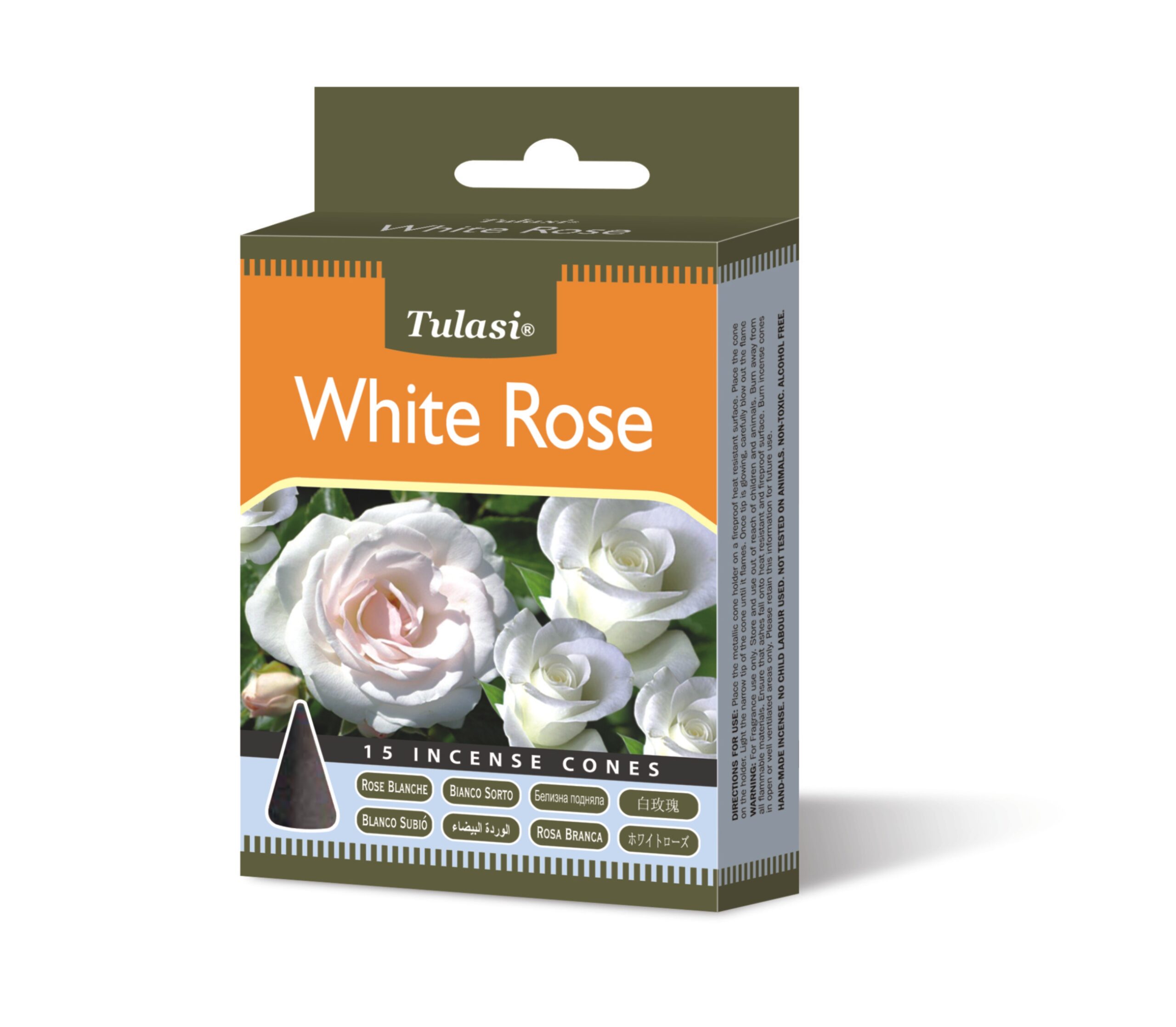 Incense Cones White Rose